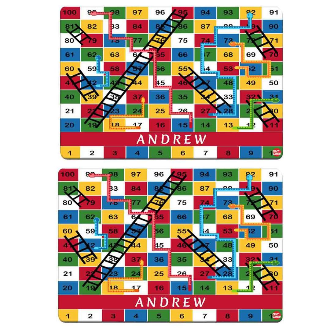 Personalized Tablemat Return Gifts for Birthday Kids - Snake and Ladder