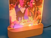 Photo Lamp-Picture Turned into Art Lamps Wooden Base LED Lamp with your Picture