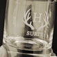 Personalized Whiskey Glasses for Couple Whiskey Glass Git Set (Black)