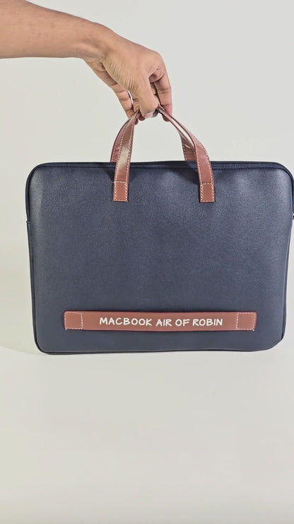 Custom Laptop Sleeve - Duo Tone Premium Laptop Carry Bag for up to 15” laptops