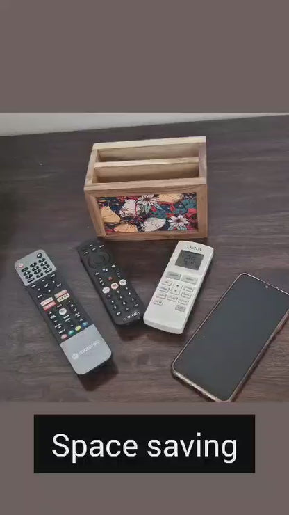 Black Remote Control Holder For TV / AC Remotes -  Filmy