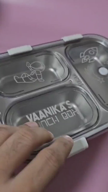 Customized Stainless Steel Childrens Lunch Box Insulated Tiffin Box