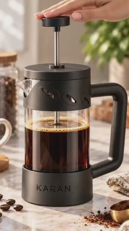 Custom Gift for Coffee Lover - Personalized French Press and Coffee Tumbler Gift Hamper