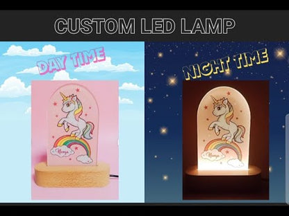 Customized Night Lamp for Kids Birthday Return Gift Ideas  - Unicorn