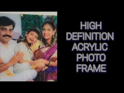 Acrylic Wall Photo - Premium Lucite Picture Frame with high definition printing - Available in Square and Circle