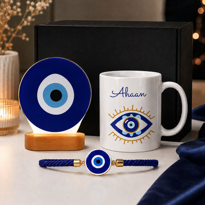 Evil Eye Rakhi Gift Set for Brother