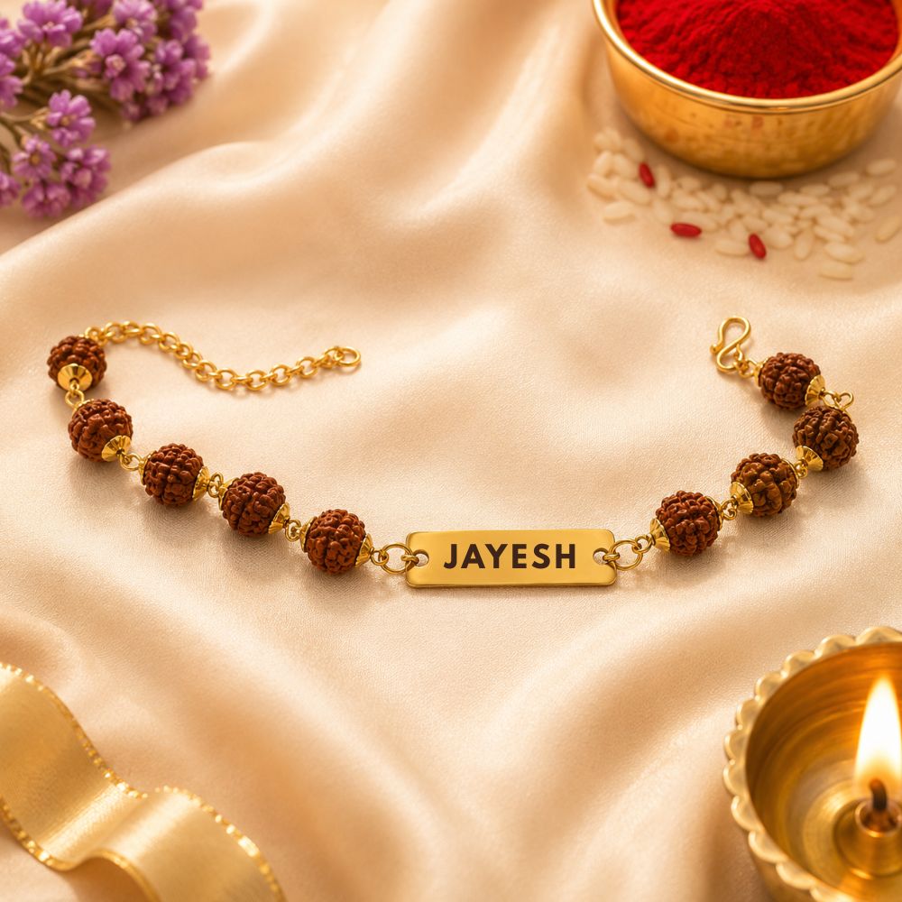 Personalised Gold Name Plate