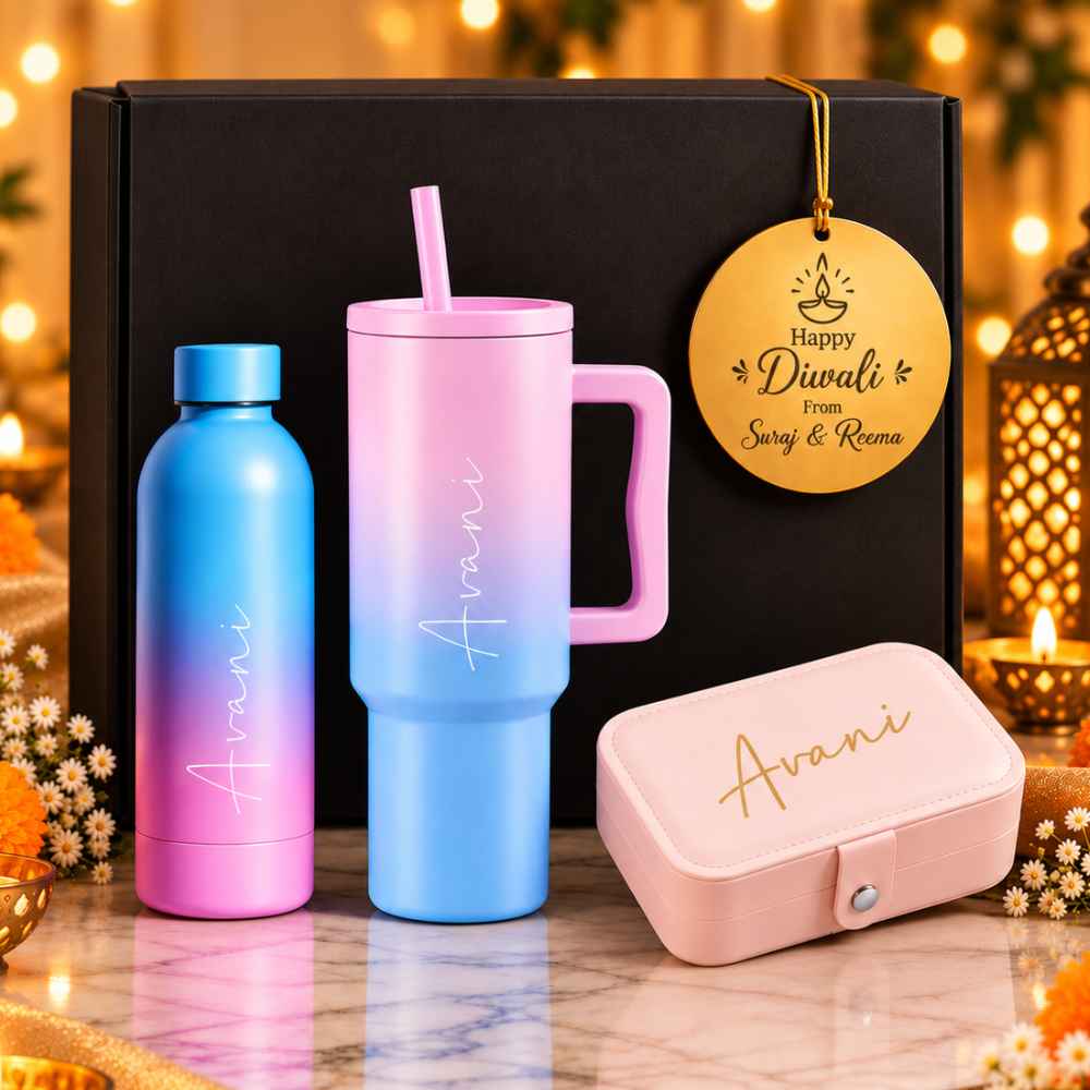 Coordinated Pink & Blue Gift Set