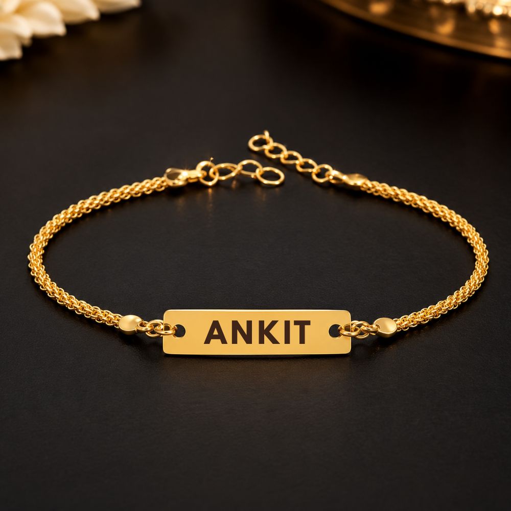 Personalised Rakhi with Name Engraved