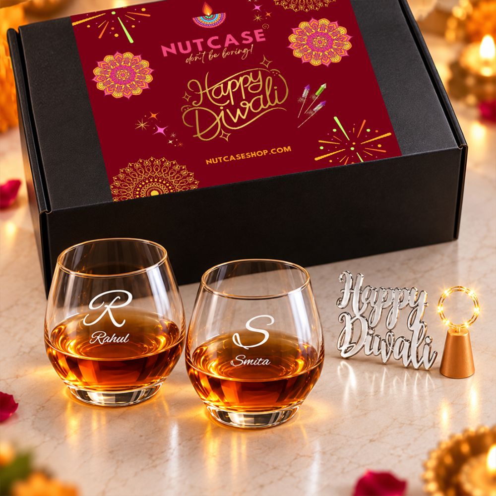 Personalised Hexagonal whisky Glasses