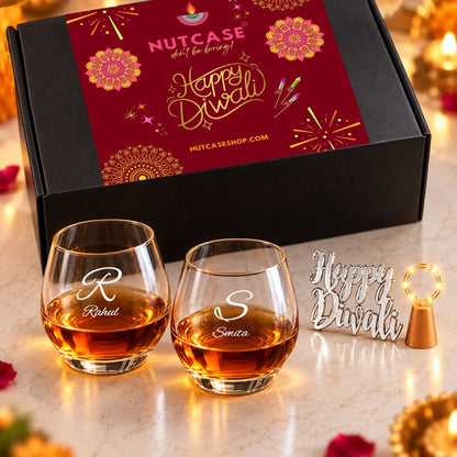 Personalised Hexagonal whisky Glasses