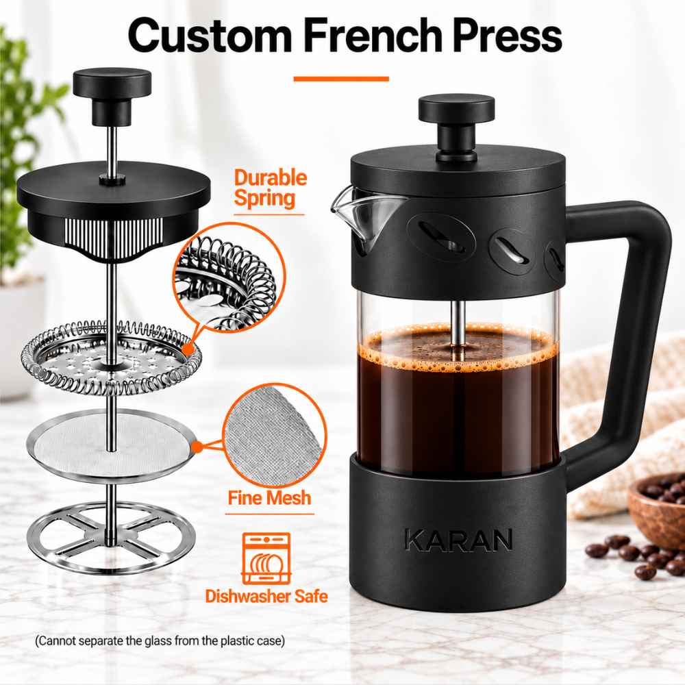 RICH & FLAVOURFUL COFFEE + STAINLESS STEEL FILTER