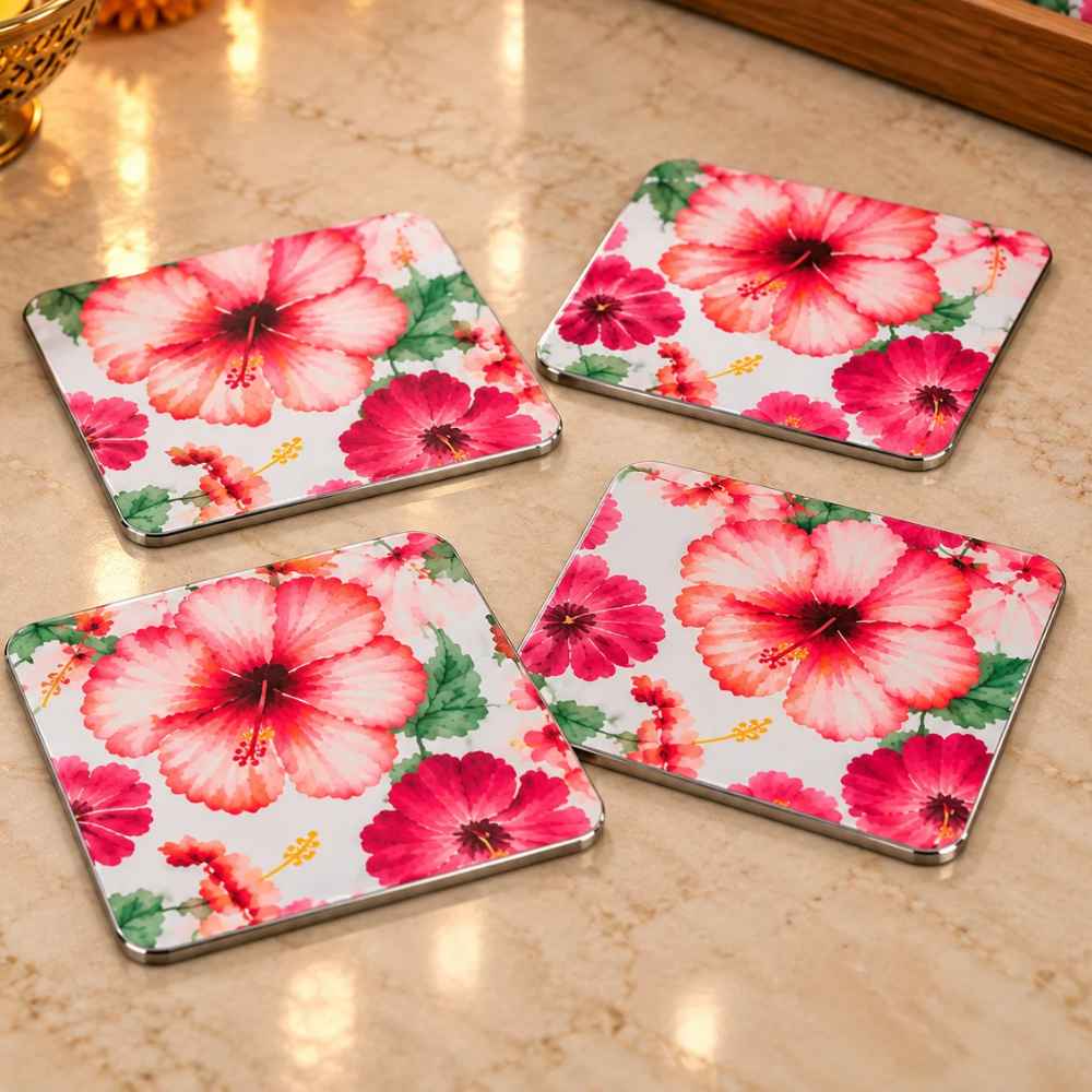 Set of 4 Metal Coasters
