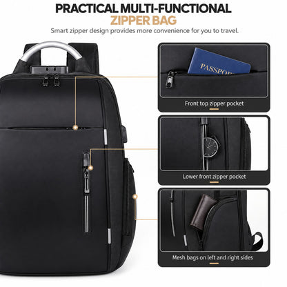 Two Quick-Access Front Zipper Pockets & Two Side Pockets for everyday must-haves 