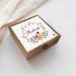 Customized Jewellery Box With Name - Floral Pattern