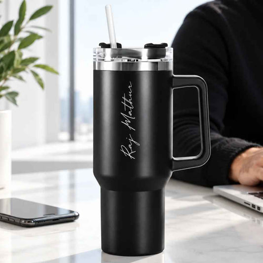 Nutcase Custom Mugs with Name Large Coffee Tumbler Cups 1200ml