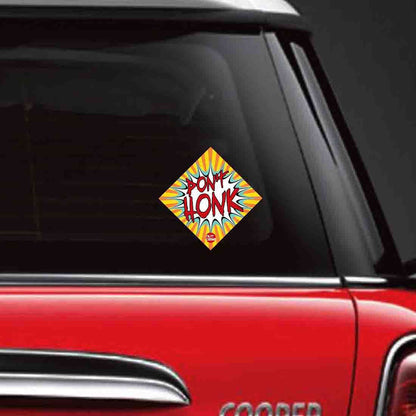 Automobile Stickers for Your Car - Don't Honk Nutcase