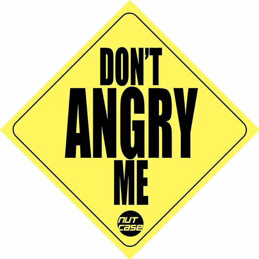 Automobile Unique Car Stickers - Don't Angry Me Nutcase