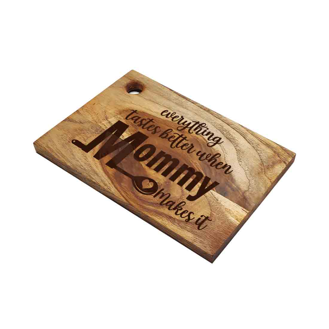 Mother s Day Gift for Mom Unique Engraved Cutting Board Vegetable Chopping Stand - Mommy