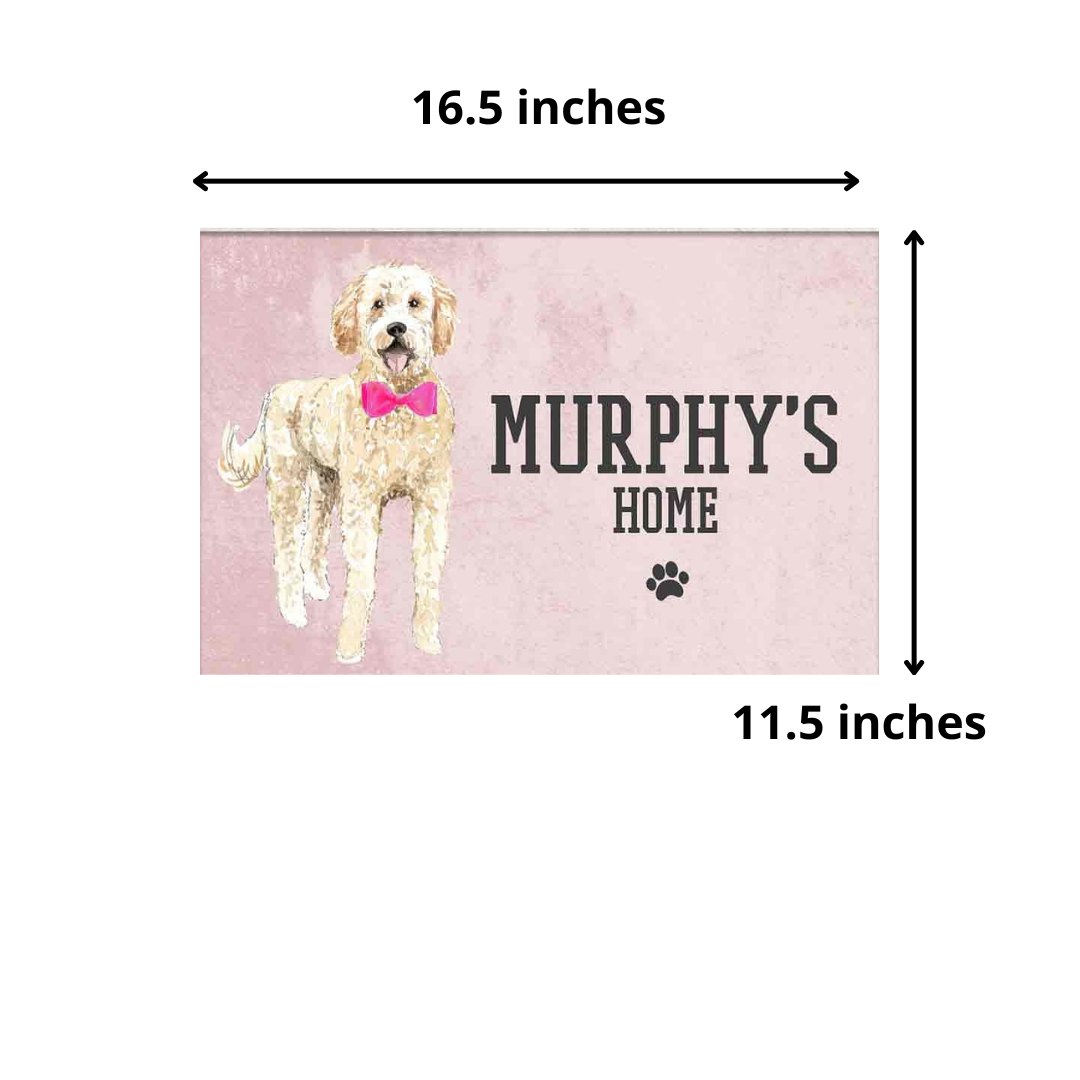 Unique Personalized Dog Nameplate -Sweet Doggy Love