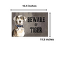 Personalized Dog Name Plates Beware Of Dog Sign - Catahoula Leopard