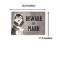 Personalized Dog Name Plates Beware Of Dog Sign - Malamute