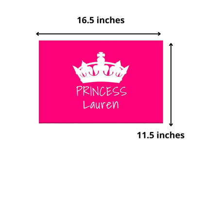 Door Name Plate for Children's Room - Princess Board