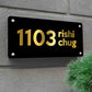Custom Metal Engraved Name Plate for Office Home House  Outdoor
