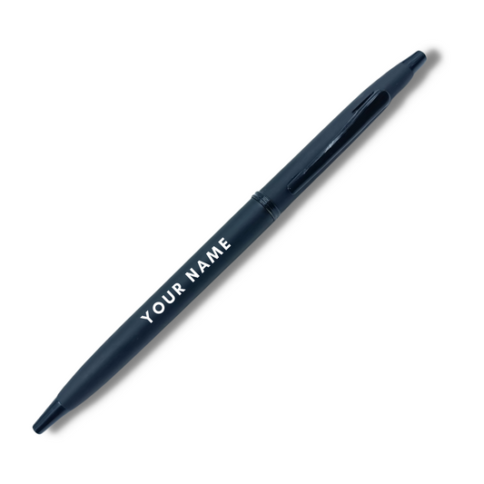 Custom Pen Engraved Birthday Gift for Boss Office Colleagues (Black) - Add Name