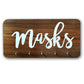Teak Wood Face Mask & Key Holder for Wall Nutcase