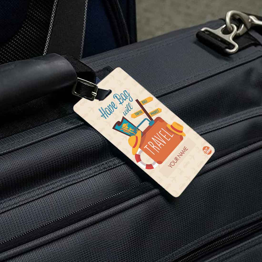 Personalized Travel Luggage Tag Add Your Name  - Travel