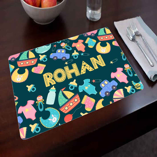 Customized Return Gifts for Birthday Personalized Tablemat - Cut Babies