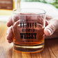 Whiskey Glasses Liquor Glass-  Anniversary Birthday Gift Funny Gifts for Husband Bf - THE HANDSOMEST DRINKER OF WHISKY