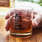 Whiskey Glasses Liquor Glass-  Anniversary Birthday Gift Funny Gifts for Husband Bf - KEEP CALM AND DRINK WHISKY