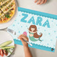 Personalised Placemats Return Gifts for 9 Year Olds Girl - Mermaid & Jellyfish