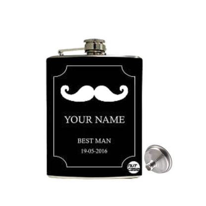 Customized Hip Flask for Men  - Add Your Name