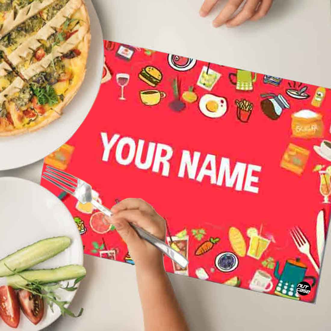 Placemats Personalised for Dining Table Unique Birthday Return Gift Ideas - Snacks