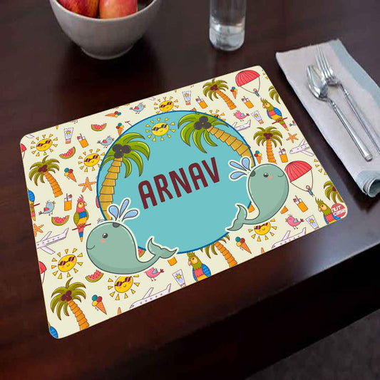 Personalized Table Mat Unique Return Gift Ideas for 1st Birthday - Summer Time