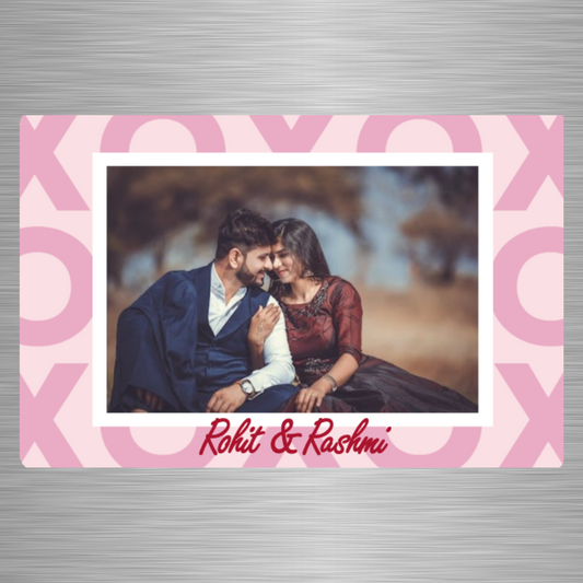 Personalized Photo Magnet Valentines Day Gift Idea - XOXO