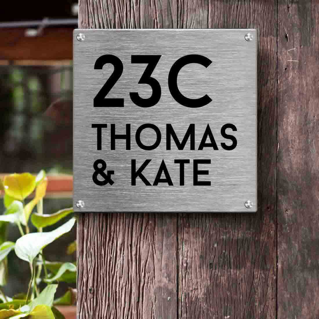 Personalized Metal Name Plate for Office Online | Nutcase India