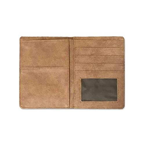 Couple Passport Cover Holder Leather Travel Wallet Case Designer Passport Cover - Mr. Mrs. Marble Design Nutcase