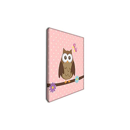 Wall Art Decor Hanging Panels Set Of 3 -Cute Owls Nutcase