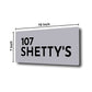 Custom Name Plate for Flats Home Entrance Door Personalized Sign Board for Office Outdoor Indoor