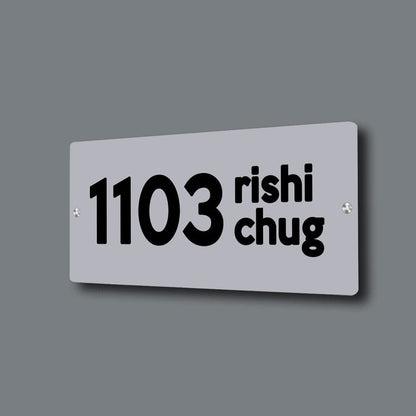 Best Name Plate Design for House Entrance Custom Acrylic Board