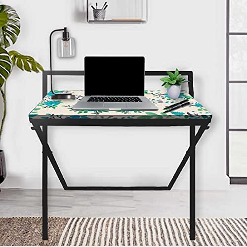 Foldable Small Study Desk Laptop Work Table for Home Bedroom-Floral Nutcase