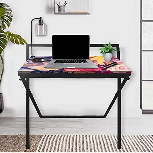 Nutcase Foldable Work Desk Laptop Study Table - Purple Floral Nutcase