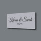 Personalised Door Nameplate for House Plates Home Entrance  - Acrylic
