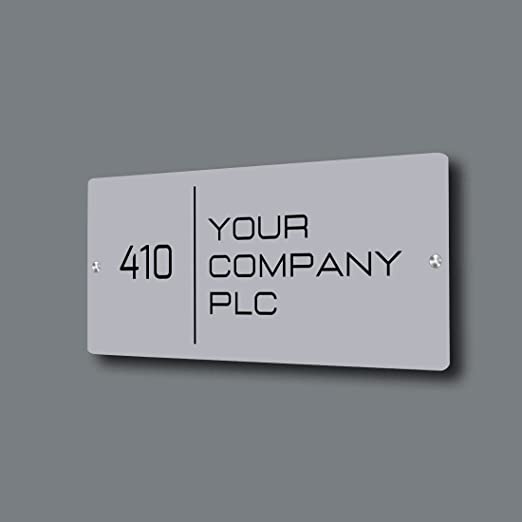 Personalized Name Plate for Office, Home and Flats Custom Sign Board- Acrylic