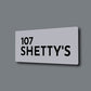Custom Name Plate for Flats Home Entrance Door Personalized Sign Board for Office Outdoor Indoor
