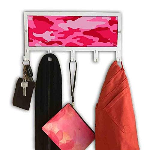 Nutcase Designer Cloth and Bath Robe Towel Hooks Door Wall Hanger Holder Rack for Hanging Clothes Bags 15x 7.5 -Made in India Nutcase